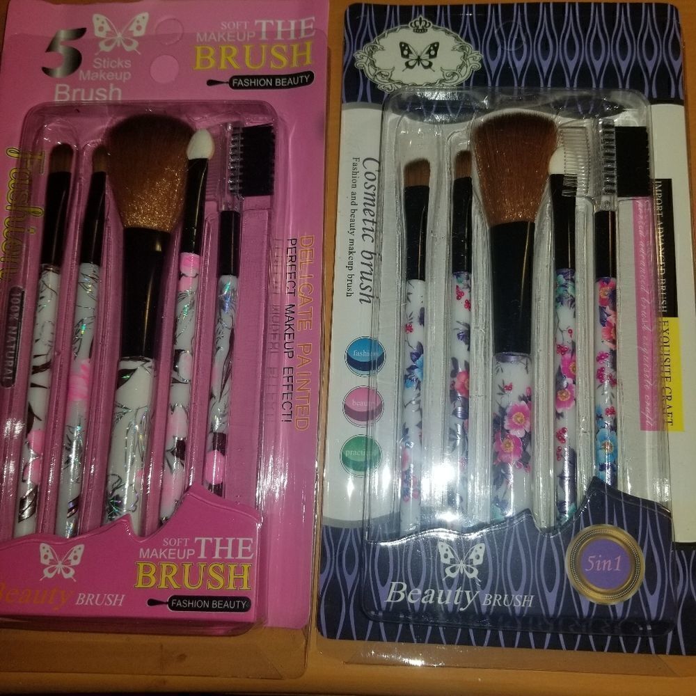 One Set Black Make up brush set - Picture 2 of 8